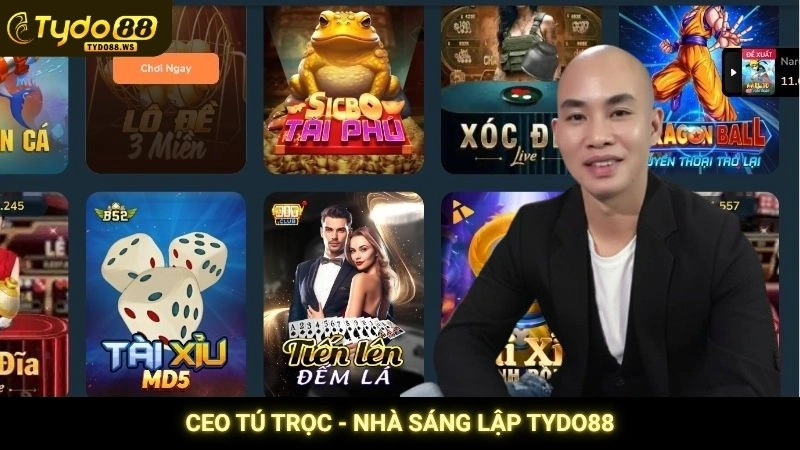 CEO Tú Trọc - Hành trình xây dựng thương hiệu Tydo88 1 CEO Tú Trọc - Nhà sáng lập Tydo88