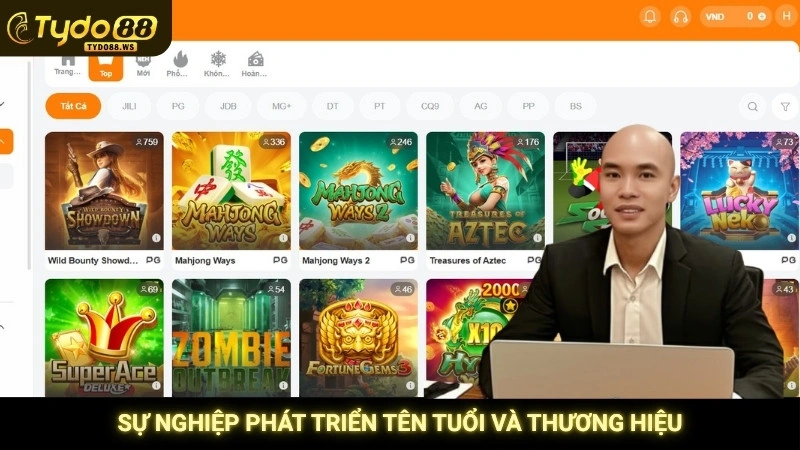 CEO Tú Trọc - Hành trình xây dựng thương hiệu Tydo88 2 Sự nghiệp phát triển tên tuổi và thương hiệu