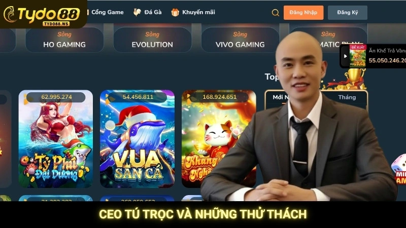CEO Tú Trọc - Hành trình xây dựng thương hiệu Tydo88 3 CEO Tú Trọc và những thử thách