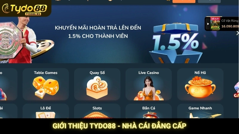 Giới thiệu Tydo88 - Hành trình trở thành nhà cái số 1 1 Giới thiệu Tydo88 - Nhà cái đẳng cấp