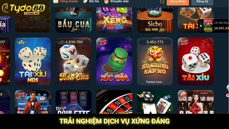 Giới thiệu Tydo88 - Hành trình trở thành nhà cái số 1 2 Trải nghiệm dịch vụ xứng đáng