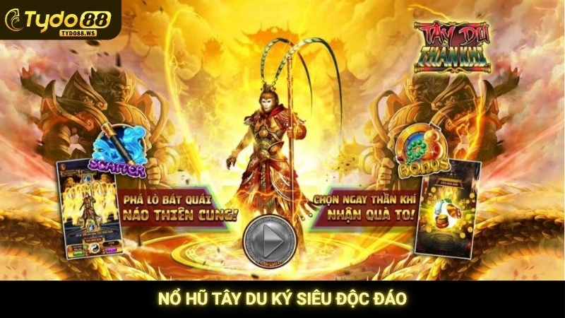 Nổ hũ Tây Du Ký - Săn hũ trùng Jackpot lớn cùng Tôn Ngộ Không 2 Nổ hũ Tây Du Ký siêu độc đáo