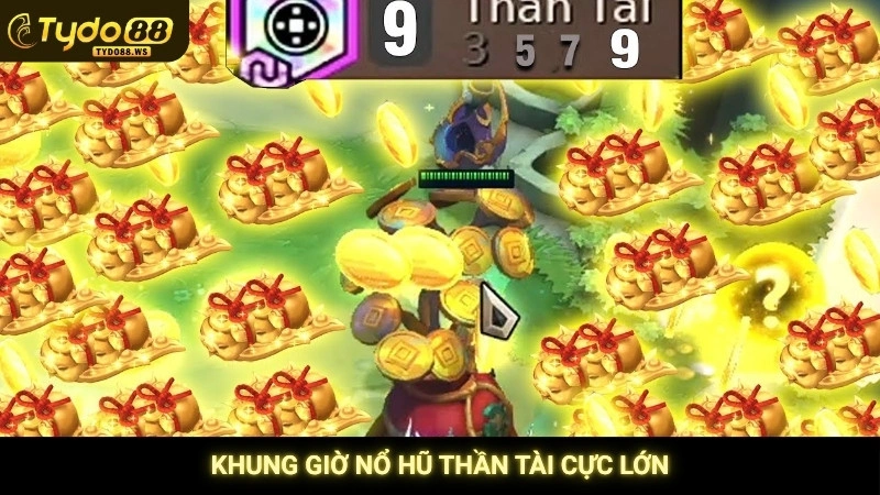 Nổ hũ Thần Tài - Mẹo quay hũ gõ cửa tài lộc tại Tydo88 4 Khung giờ nổ hũ Thần Tài cực lớn