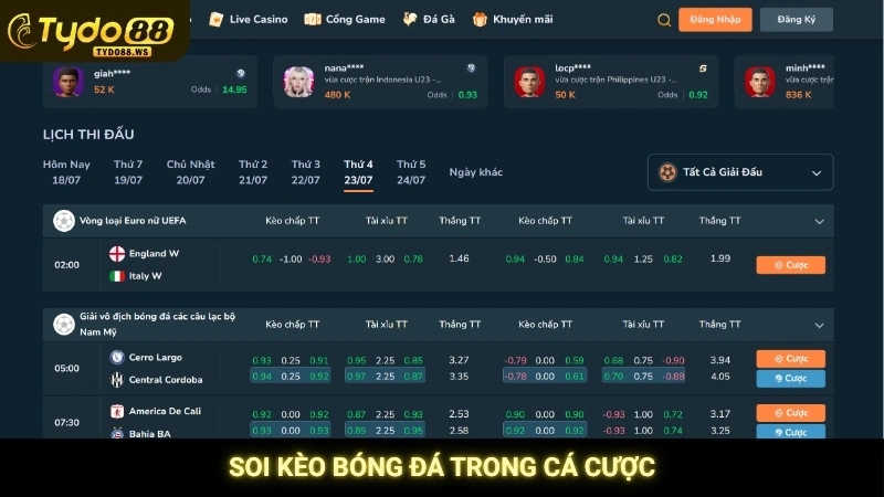 Soi kèo bóng đá hôm nay - Nhận định chuyên gia từ Tydo88 2 Soi kèo bóng đá trong cá cược