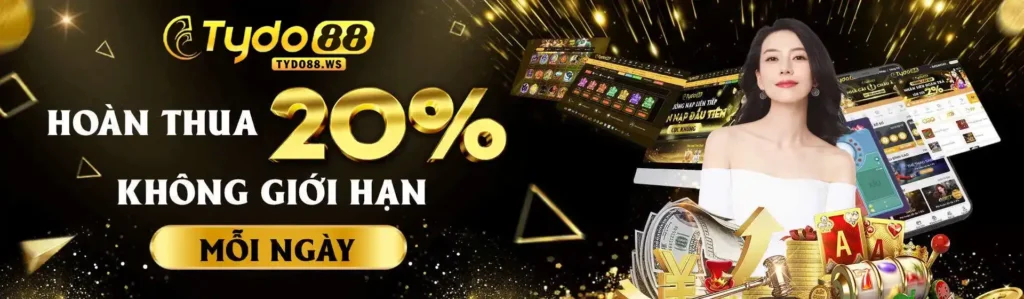Tydo88 khuyến mãi hoàn trả không giới hạn cho hội viên