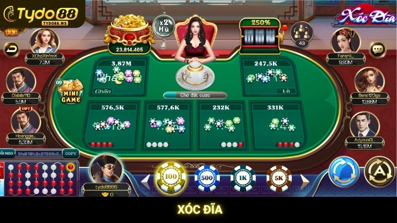 Xóc Đĩa Tydo88
