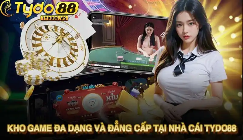 Kho game đa dạng và đẳng cấp tại trang chủ Tydo88